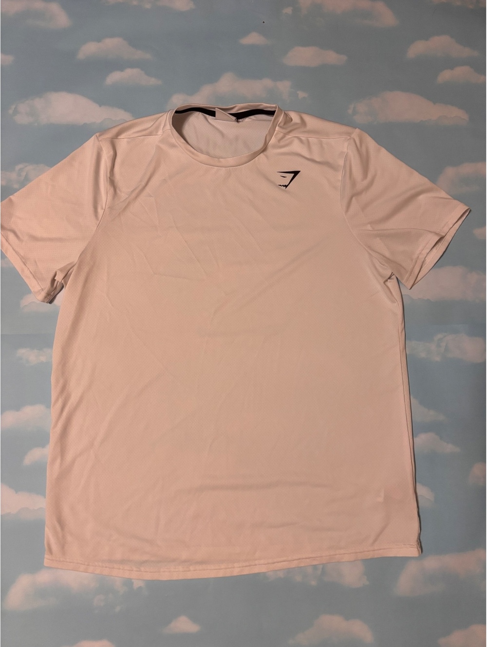Gymshark Men's White Athletic T-Shirt Size L